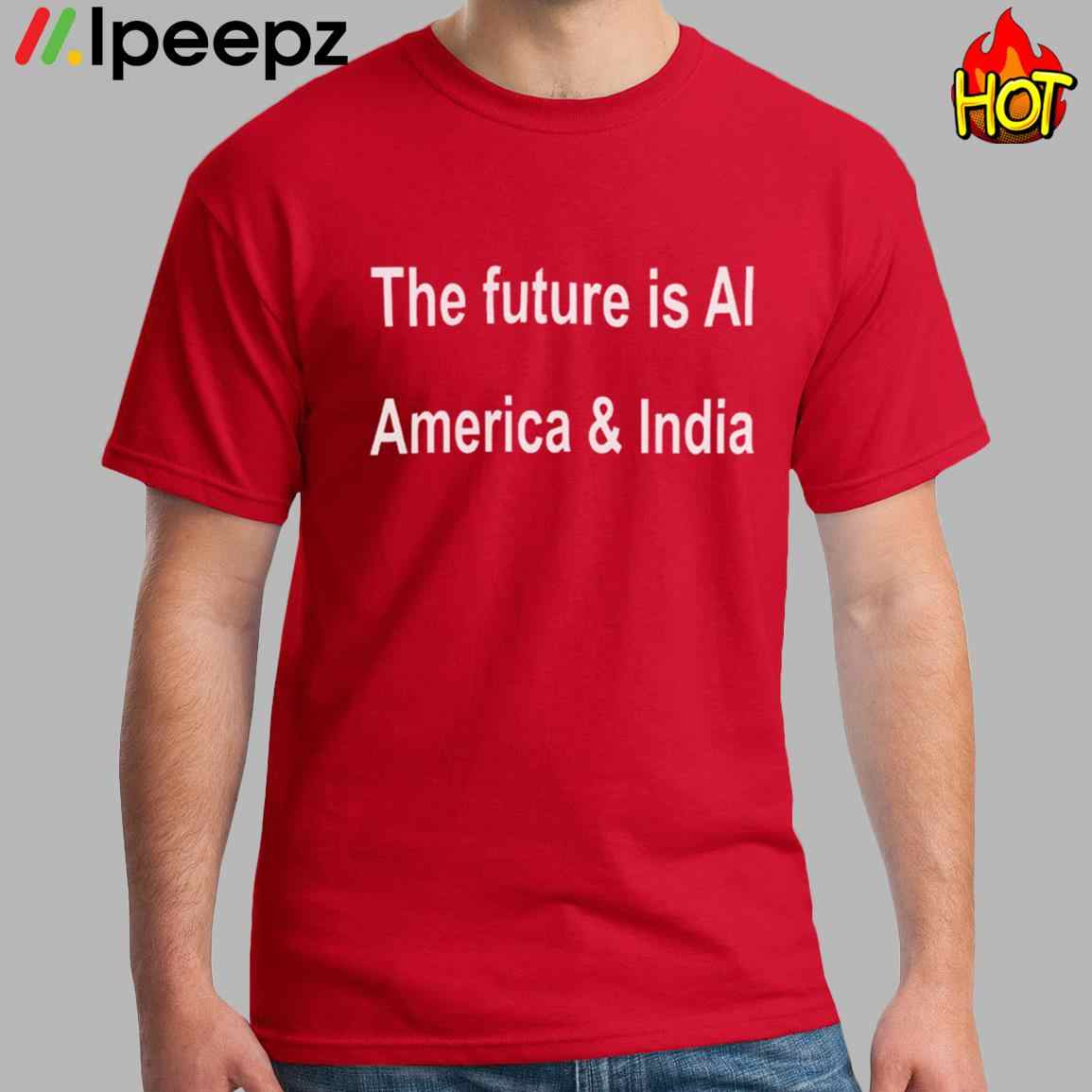 The Future Is Ai America And India Shirt 5