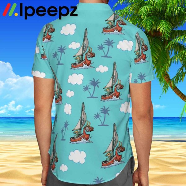 Wind Waker Woven Zelda Hawaiian Shirt