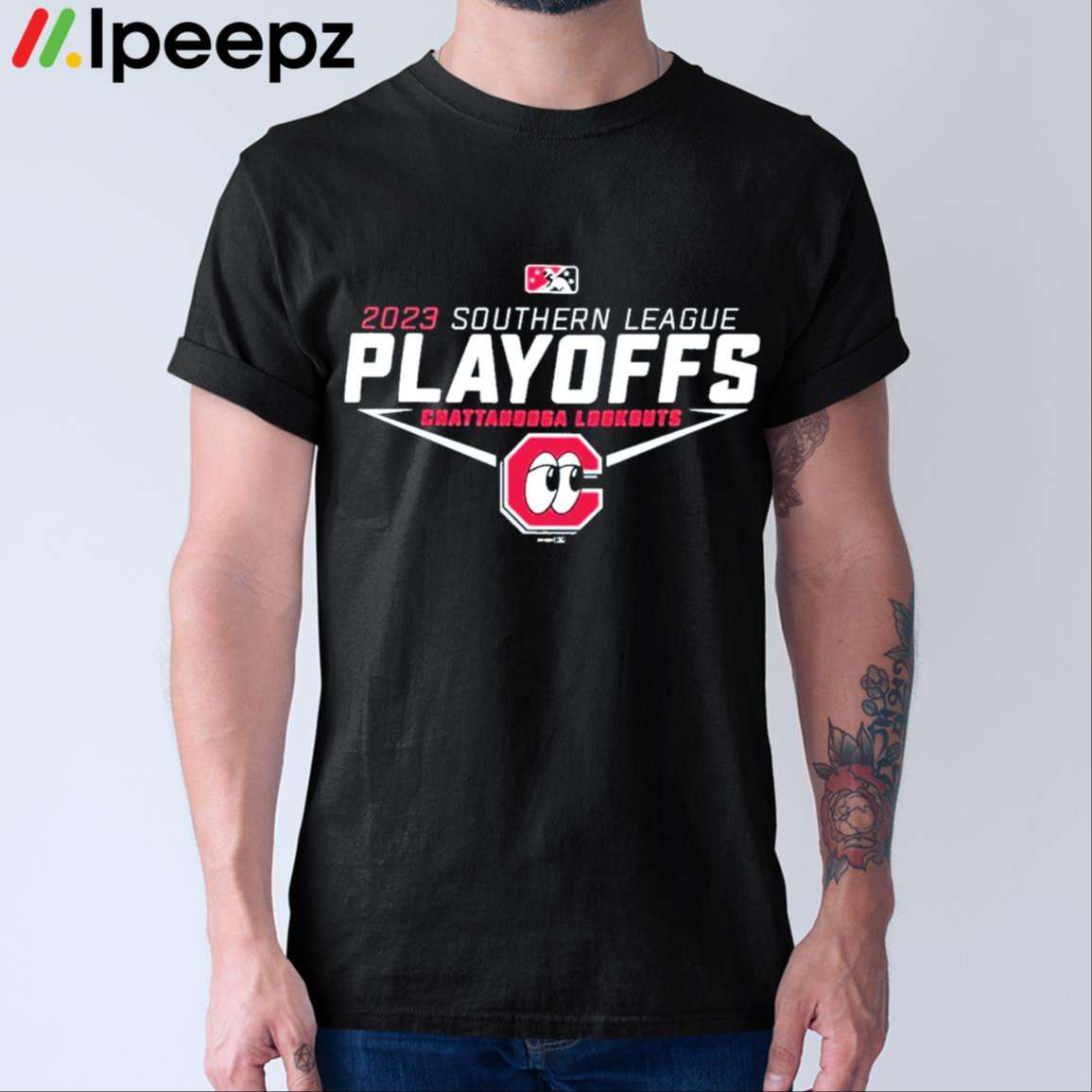 Ipeepz Chattanooga Lookouts 2023 Southern League Playoffs Shirt