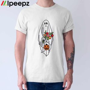 Floral Ghost Halloween Party Costume Shirt