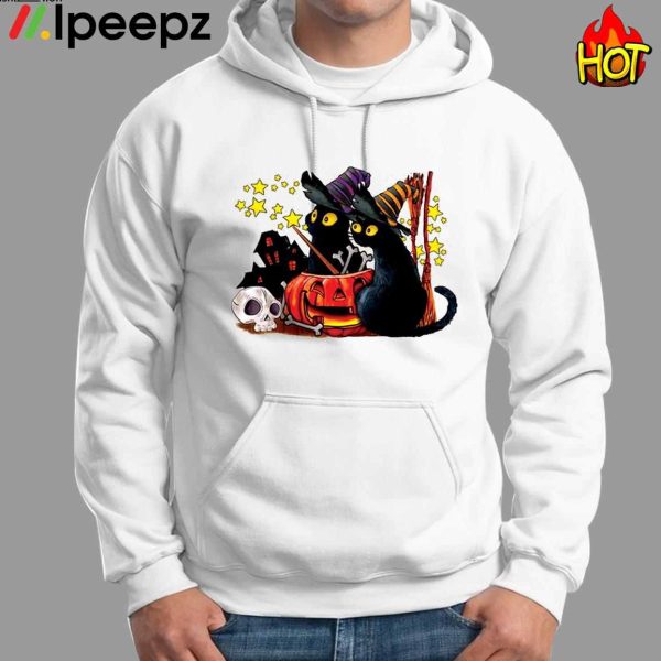 Halloween Black Cat T shirt, Sweatshirt, Hoodie