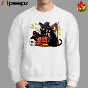 Halloween Black Cat T shirt, Sweatshirt, Hoodie