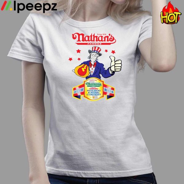 Joey Chestnut Nathans Famous Hot Dog Eating Contest Shirt