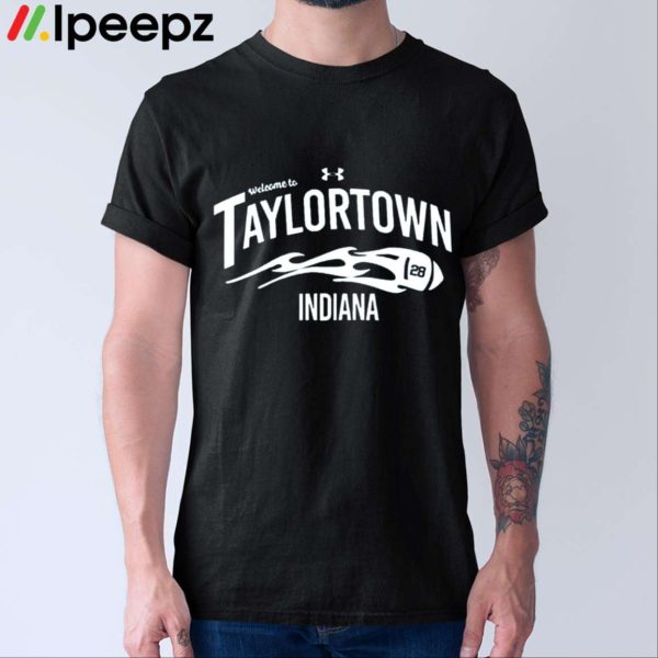 Jonathan Taylor Welcome To Taylortown Indiana Shirt