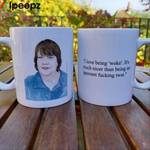 Kathy Burke I Love Being Woke Mug