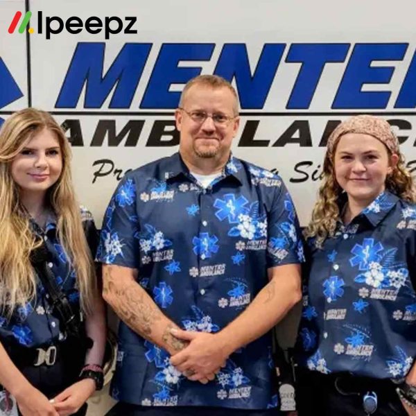 Menter Ambulance Staff Wear Hawaiian Shirt