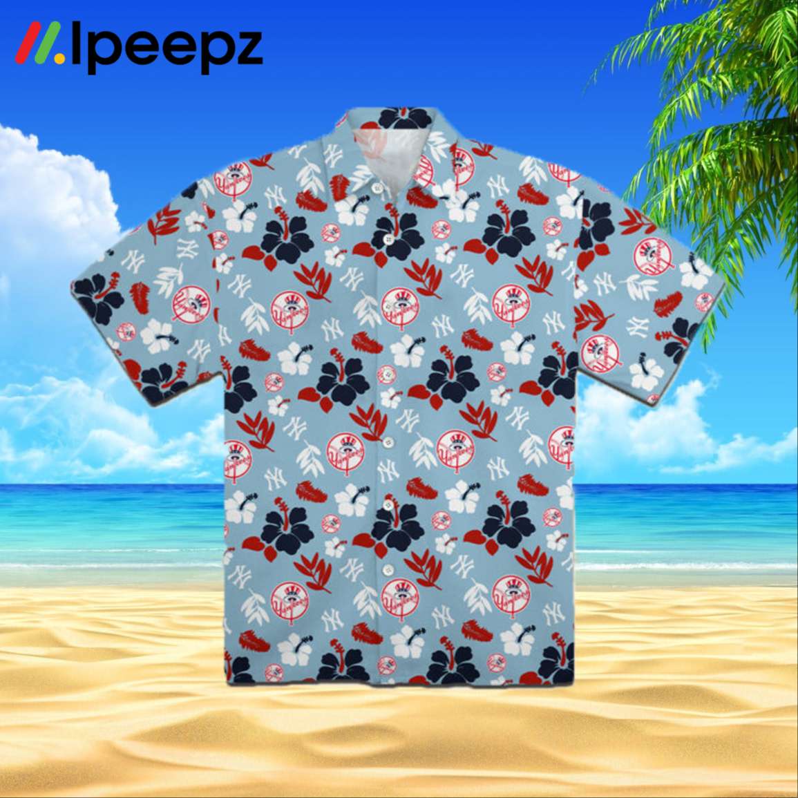 Ipeepz New York Yankees Hawaiian Shirt 2023 Giveaway