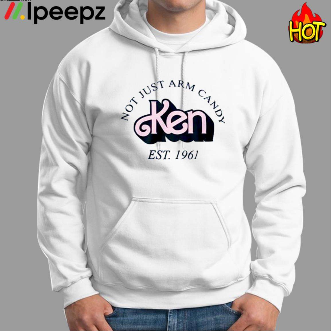 Ipeepz Not Just Arm Candy Ken Barbie Shirt