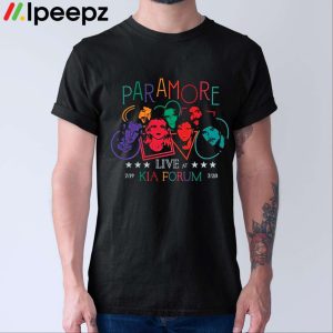 Paramore Live Kia Forum Shirt