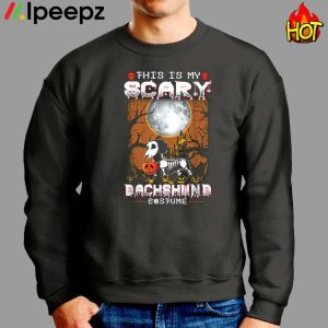 This Is My Scary Dachshund Costume Halloween Dog Shirt