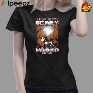 This Is My Scary Dachshund Costume Halloween Dog Shirt