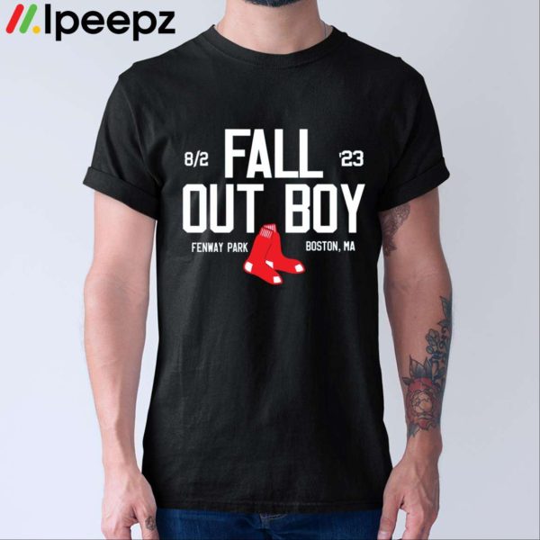 Fall Out Boy Fenway Park Boston Ma 8 2 23 Shirt