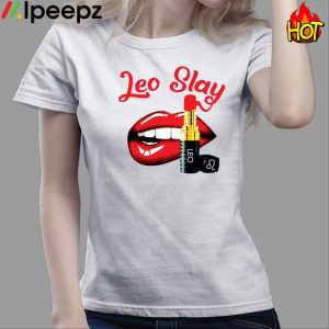 Lips leo slay lipstick shirt