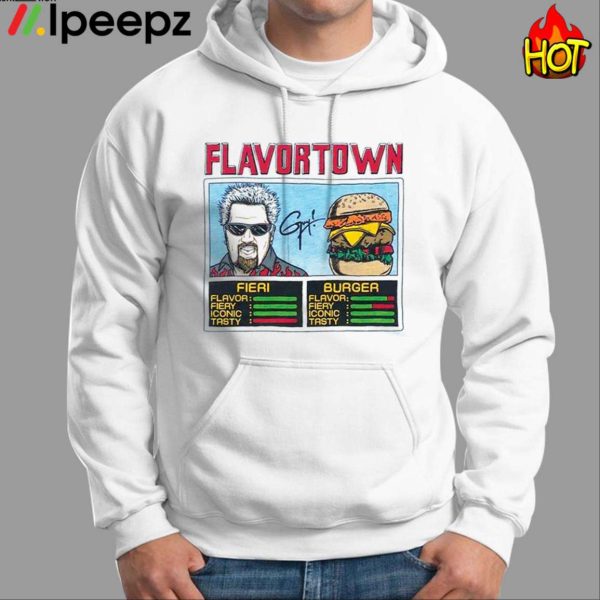 Flavortown Jam Fieri Burger Shirt