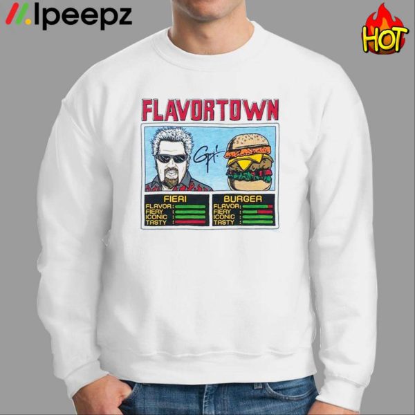 Flavortown Jam Fieri Burger Shirt