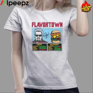 Flavortown Jam Fieri Burger Shirt