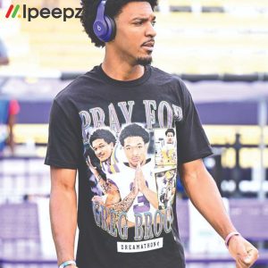 Jayden Daniels Pray For Greg Brooks Shirt