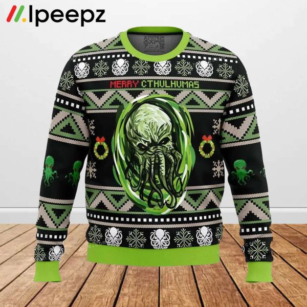 Merry Cthulhumas Ugly Christmas Sweater