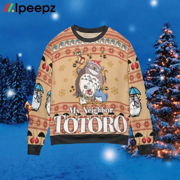 My Neighbor Totoro Ugly Christmas Sweater Style 2