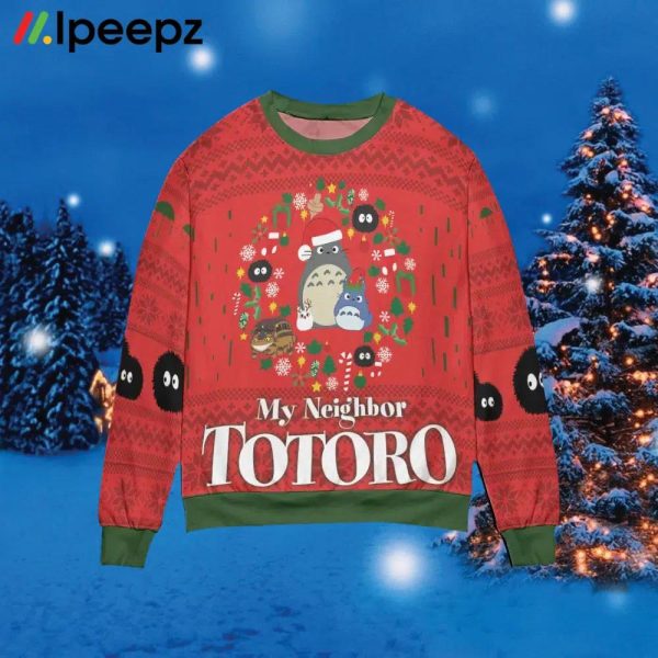 My Neighbor Totoro Ugly Christmas Sweater Style 3