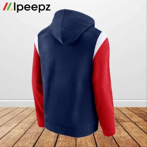 New England Patriots Big & Tall Pullover Hoodie - Navy/Red