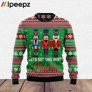 Nutcracker Party Cracking Ugly Christmas Sweater