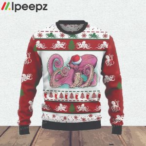 Octopus Noel Ugly Party Christmas Sweater