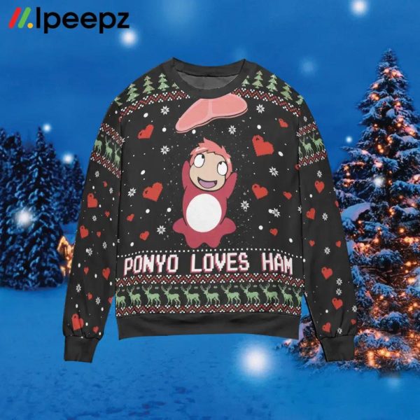 Ponyo Ugly Christmas Sweater