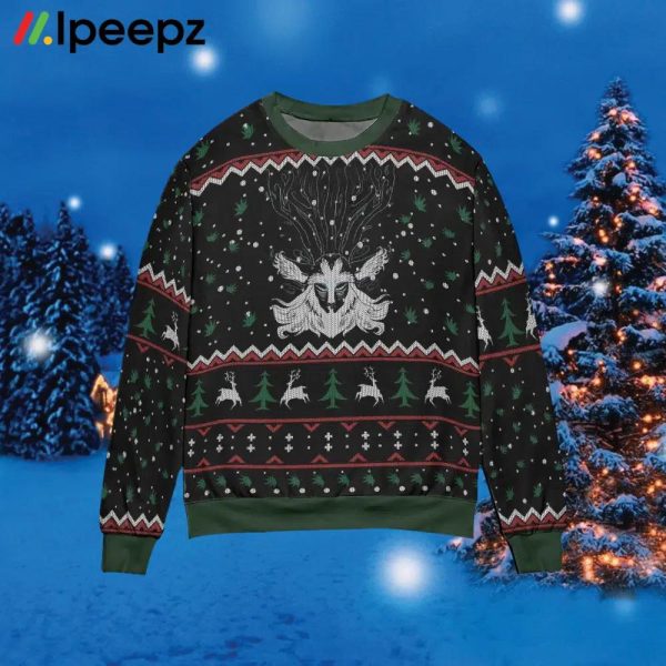 Princess Mononoke Shishigami Ugly Christmas Sweater