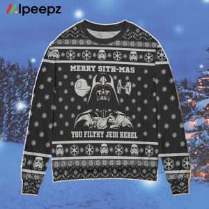 Star Wars Darth Vader Blue Ugly Christmas Sweater