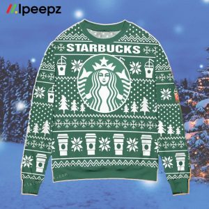 Starbucks Logo Ugly Christmas Sweater