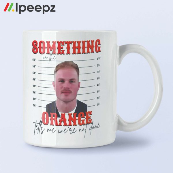 Zach Bryan Mugshot Something in the Orange Accent Mug