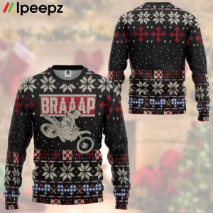 3D Braaap Black Ugly Sweater Best Gift For Christmas