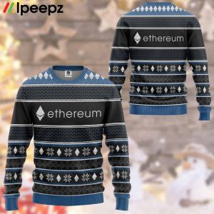 3D Ethereum Christmas Custom Cosplay Ugly Sweater