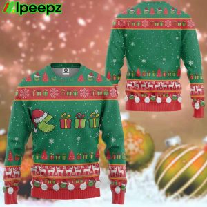 3D Grinched Man Ugly Sweater