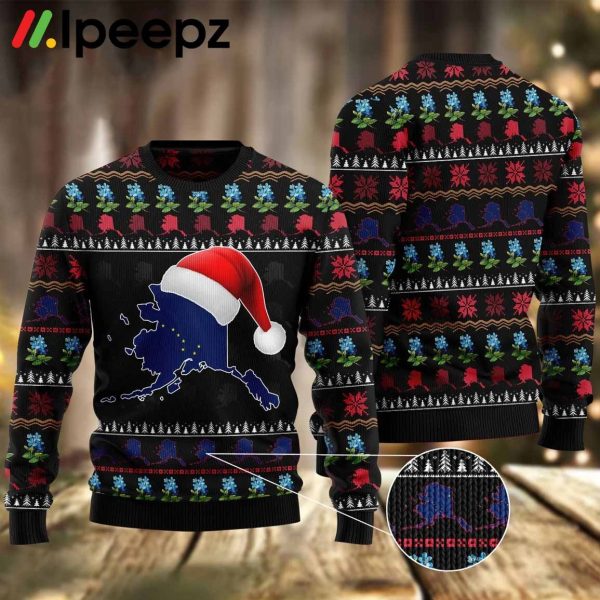 Alaska Christmas Couples Matching Funny Family Ugly Sweater