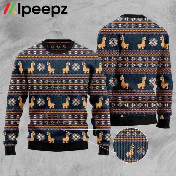 Amazing Llama Funny Family Ugly Sweater