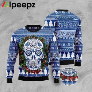 Awesome Sugar Skull Funny Family Christmas Holiday Ugly Sweater