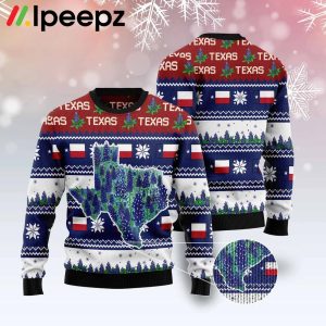 Awesome Texas Bluebonnet Funny Family Ugly Christmas Holiday Sweater