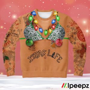 Beach Body Xmas Life Ugly Christmas Sweater