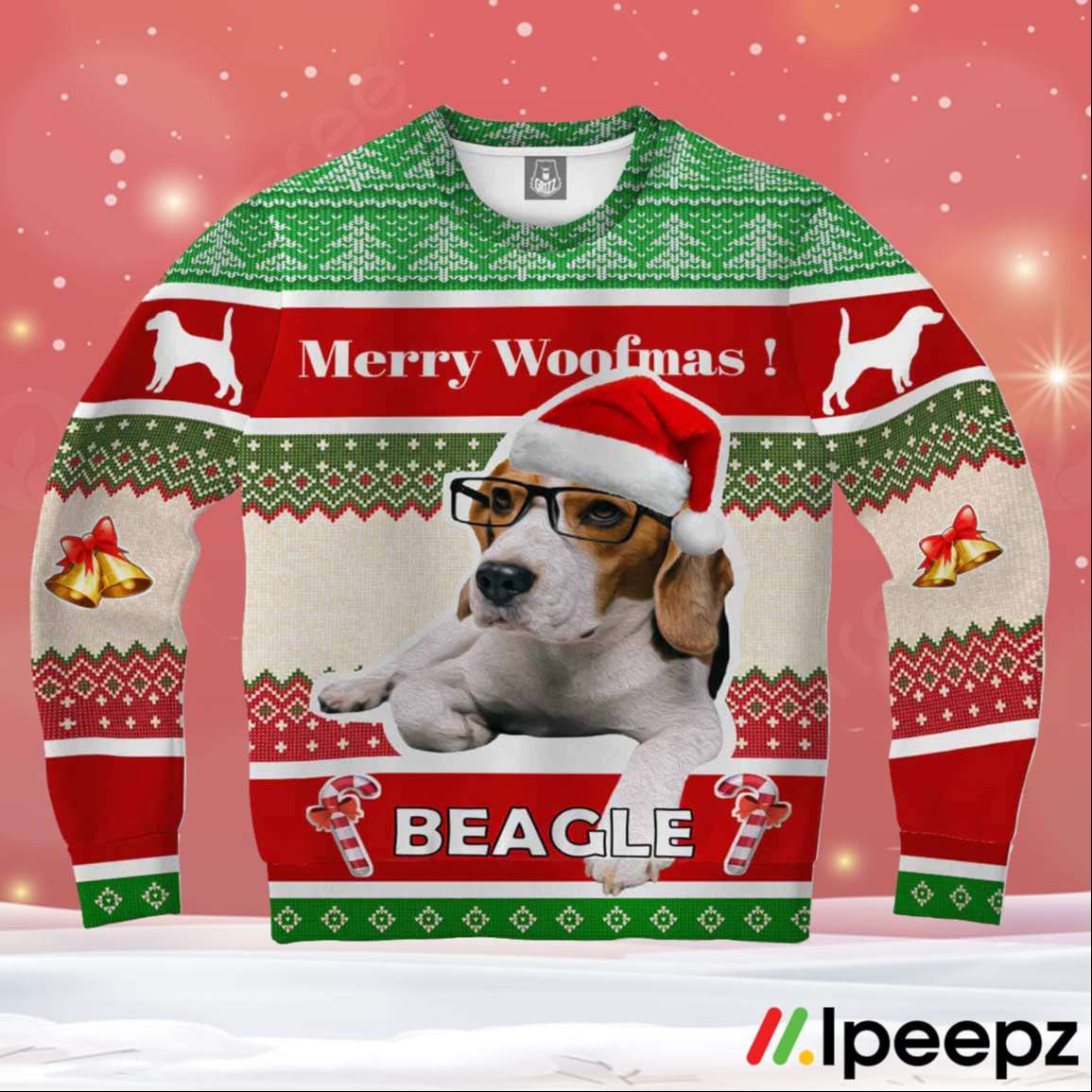 Beagle Dog Ugly Christmas Sweater