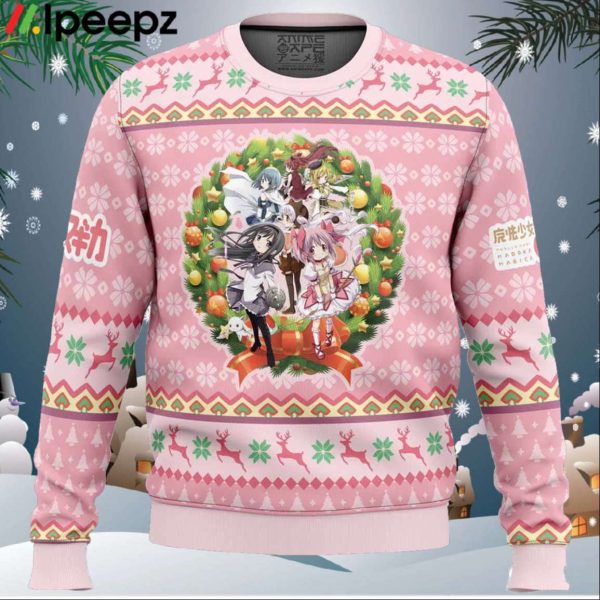 Christmas Magic Puella Magi Madoka Magica Ugly Christmas Sweater