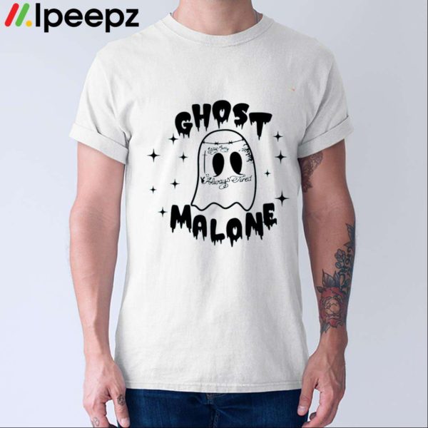 Comfort Colors Ghost Malone Halloween Shirt