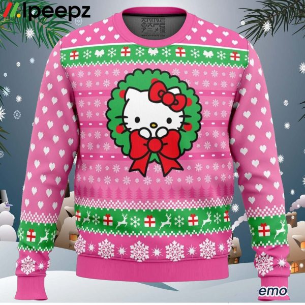 Cute Hello Kitty Christmas Ugly Sweater