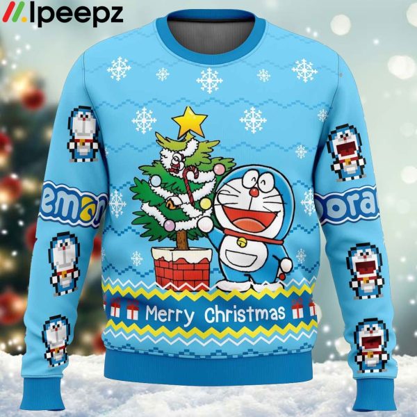 Doraemon Ugly Christmas Sweater