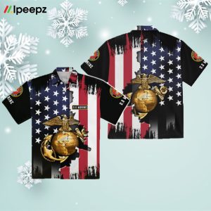 Eagle US Marine Corps Hawaiian Shirt