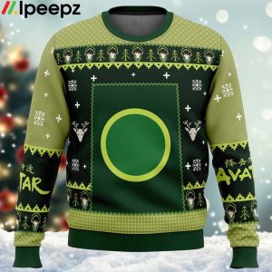 Earthbenders Earth Kingdom Avatar Ugly Christmas Sweater