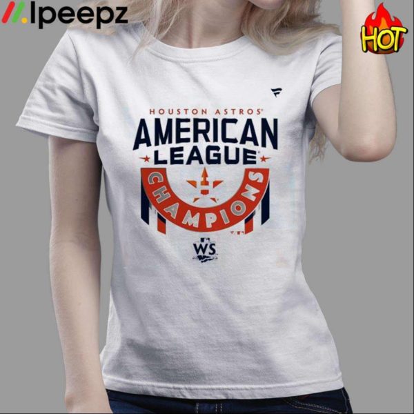 Fanatics Men's Houston Astros 2022 ALCS Champs Locker Room shirt - Ipeepz
