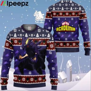 Tokoyami Custom Anime Ugly Christmas Sweater