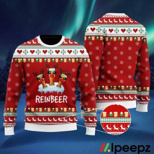 Funny Reinbeer Christmas Ugly Christmas Sweater